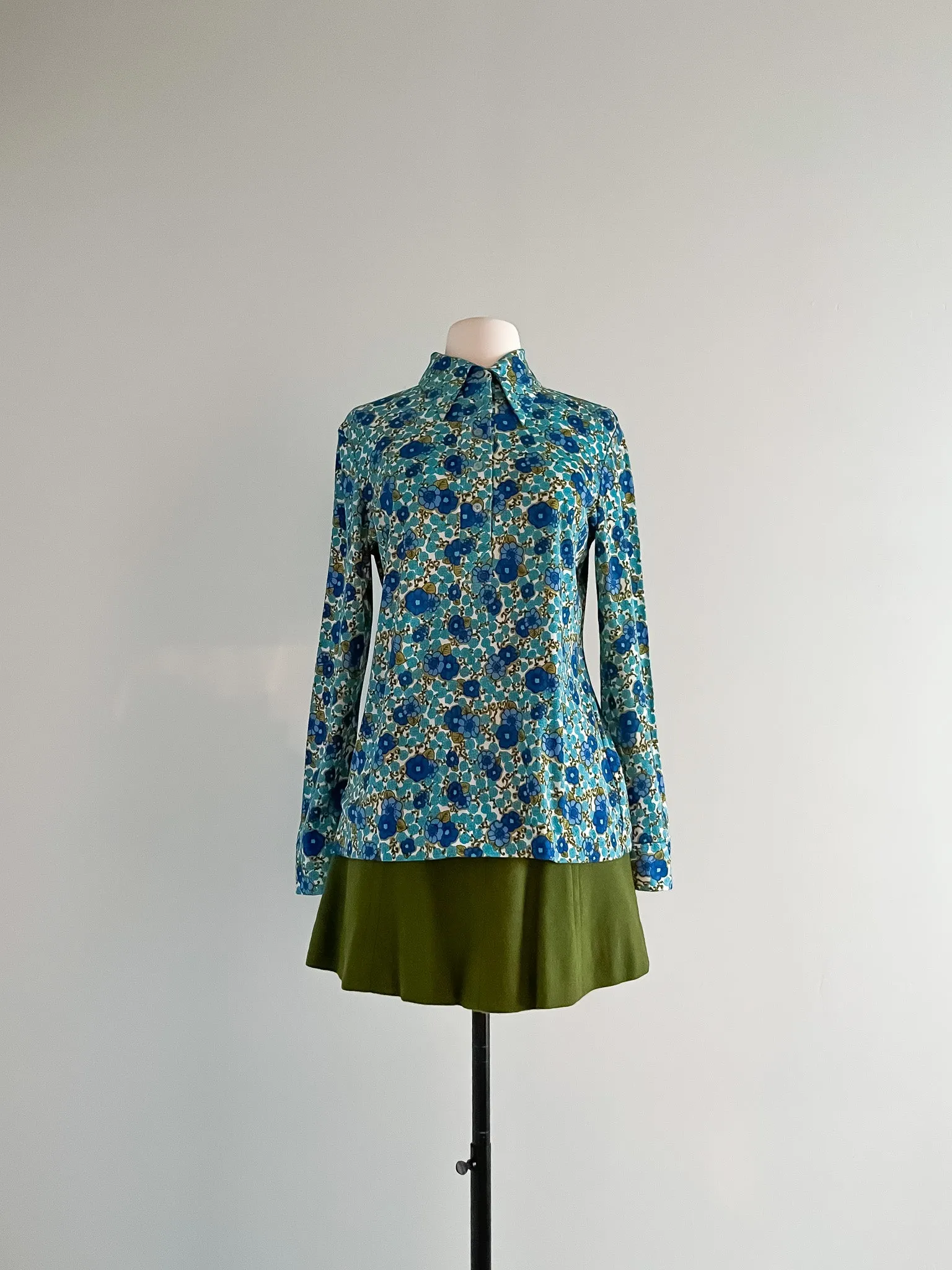 1960's Flower Power Alex Colman Top / Sz M