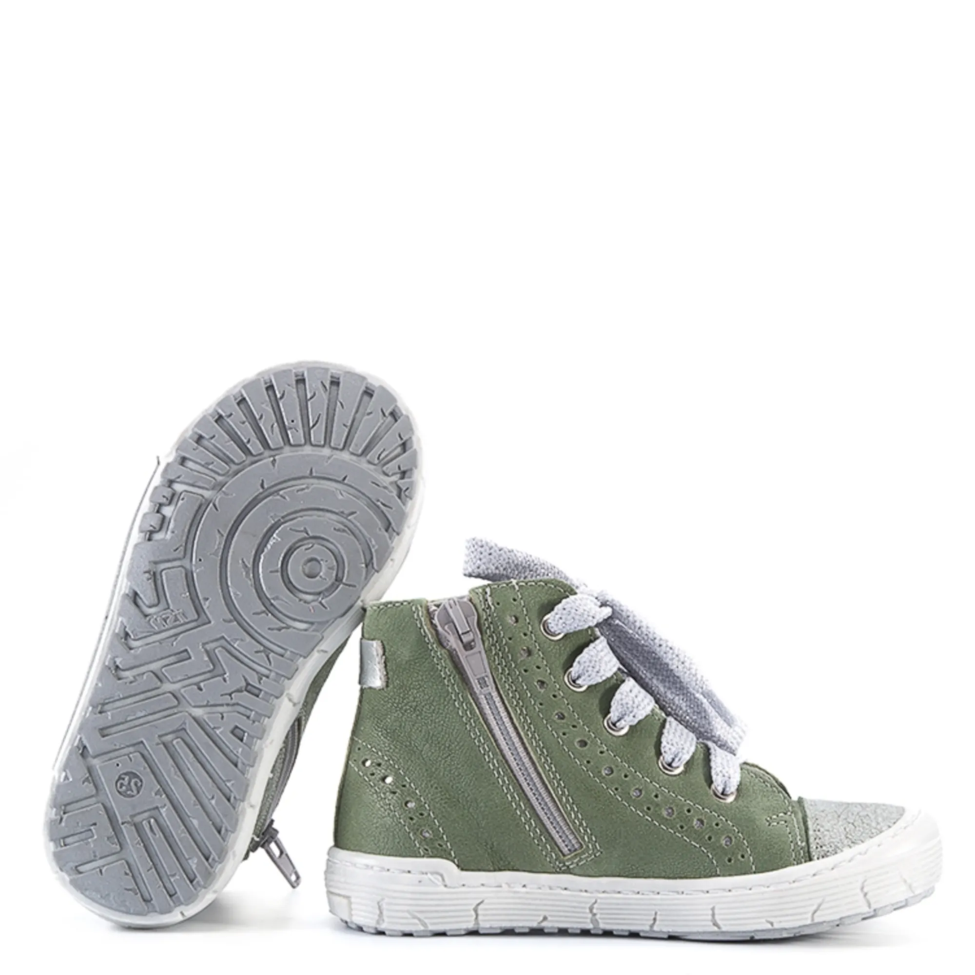 (2148E-1N) Emel high sneaker green