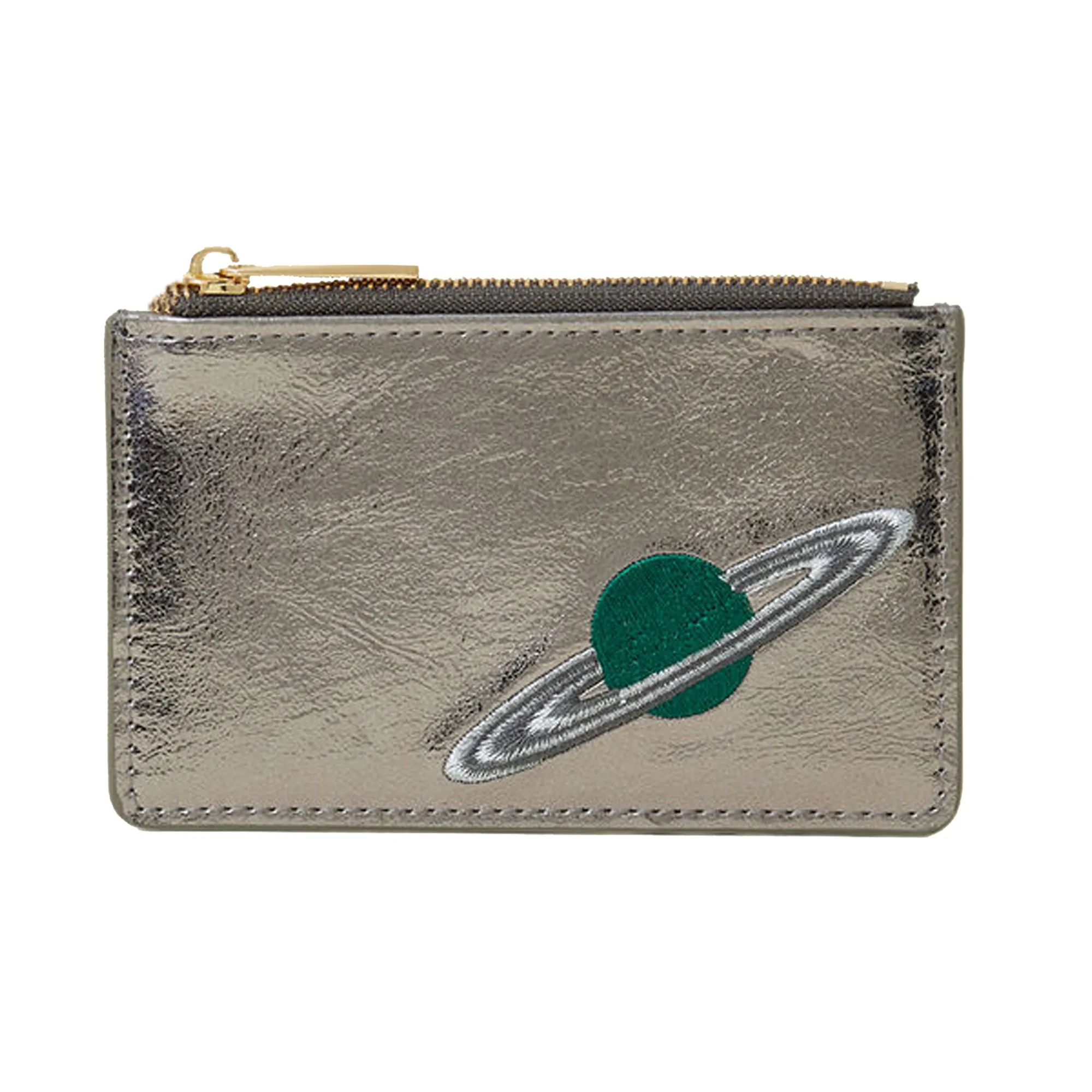 Accessorize London Women's Embroidered Planet Card Holder