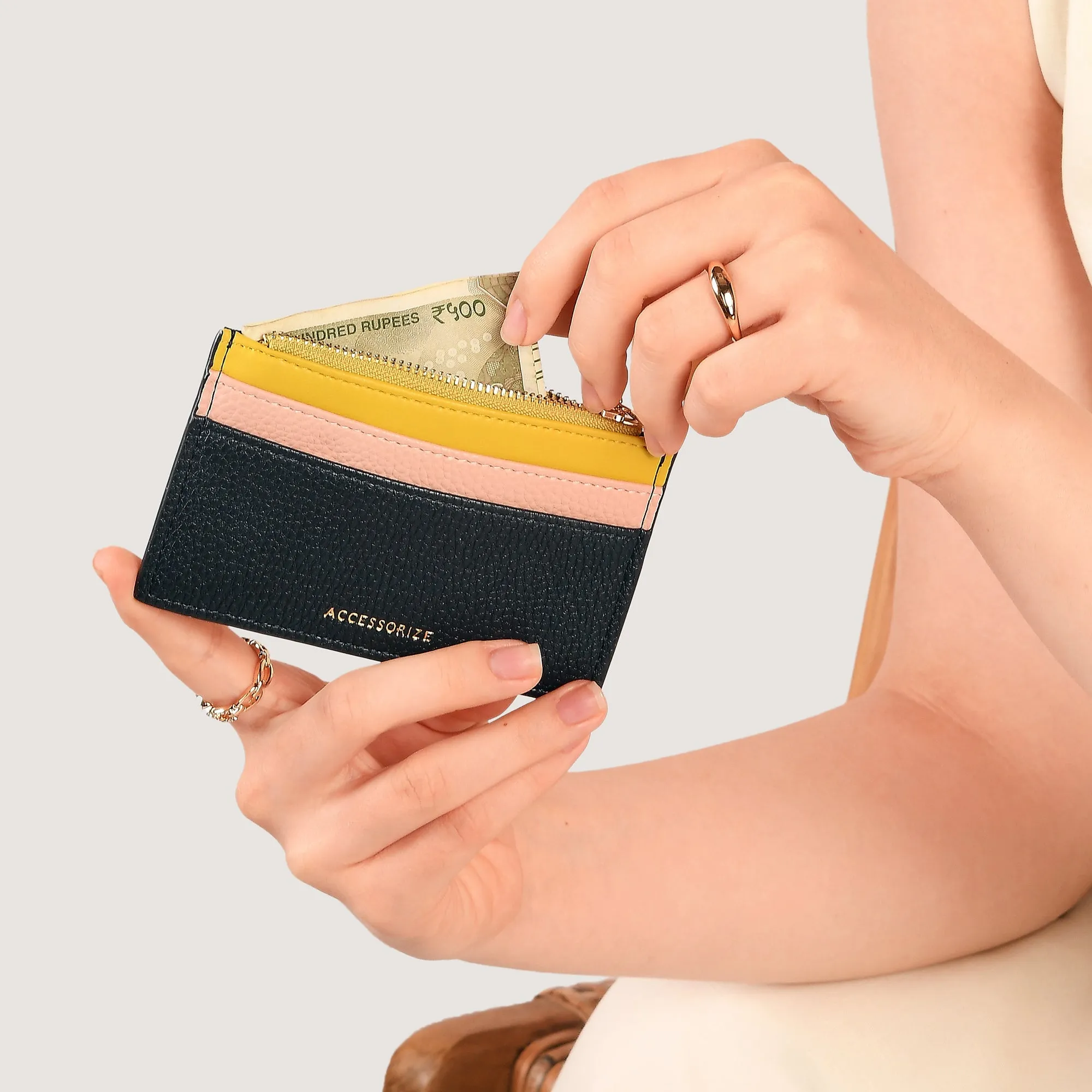 Accessorize London Women's Multi
 Block Cardholder