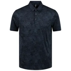 Aerial Jacquard Polo Arctic Night - AW23