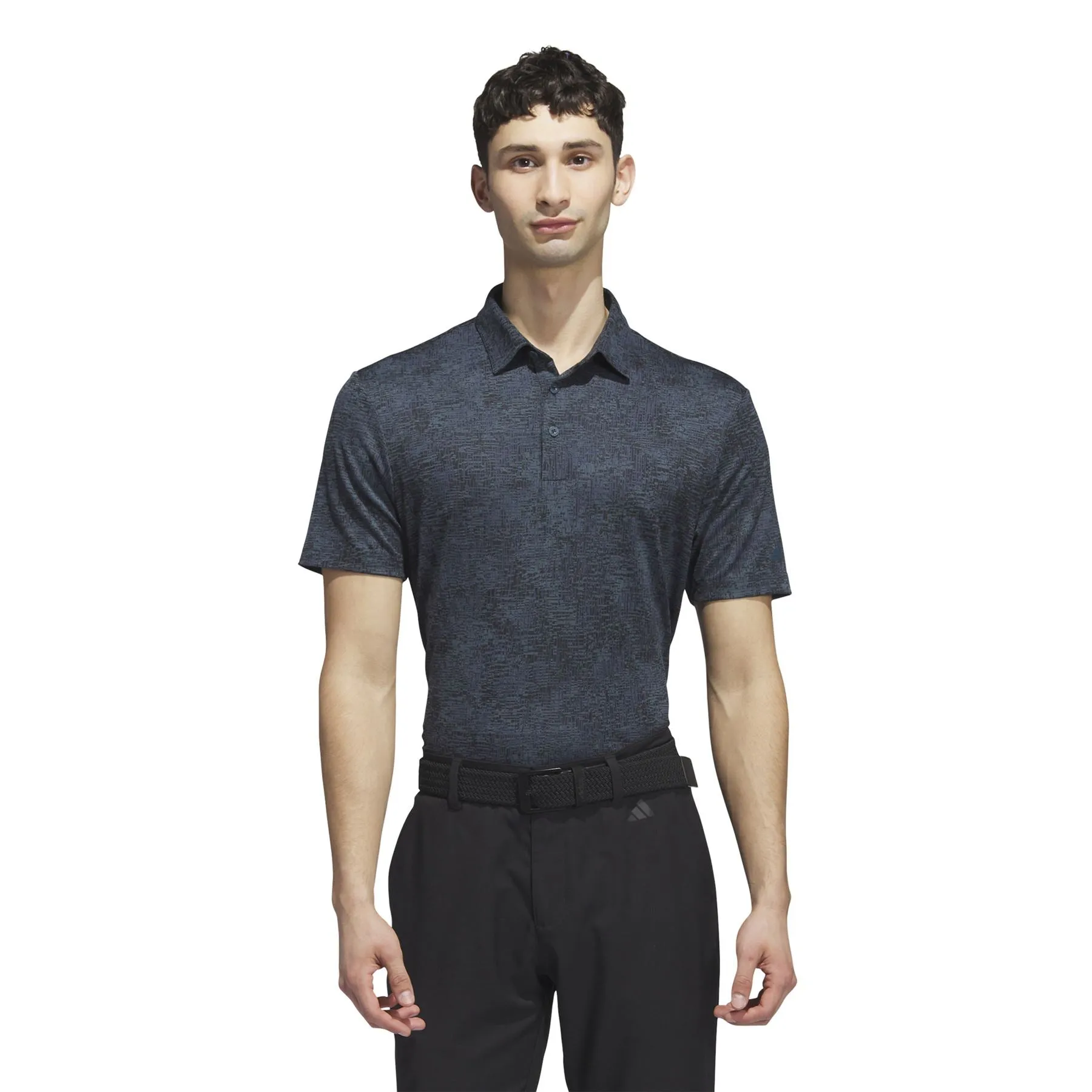 Aerial Jacquard Polo Arctic Night - AW23