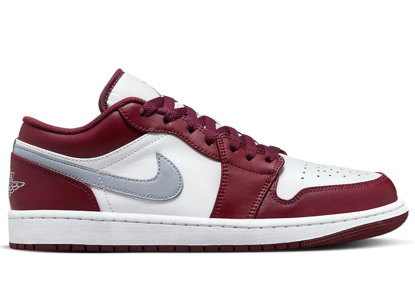 Air Jordan 1 Low White Bordeaux