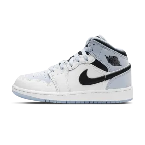 Air Jordan 1 Mid SE GS 'White Ice Blue'