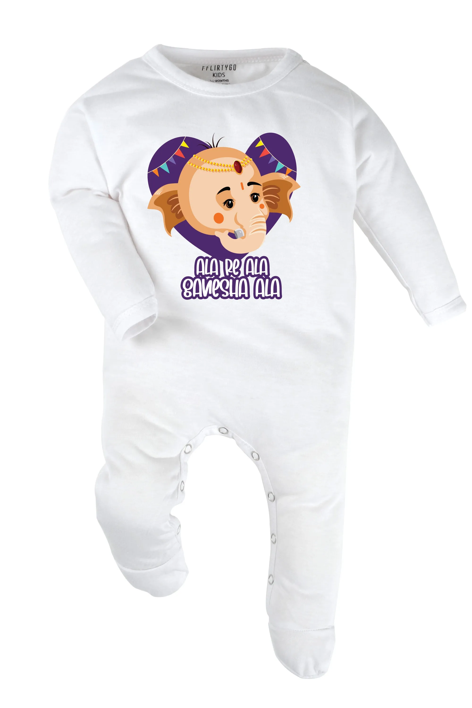 Ala Re Ala Ganesha Ala Baby Romper | Onesies