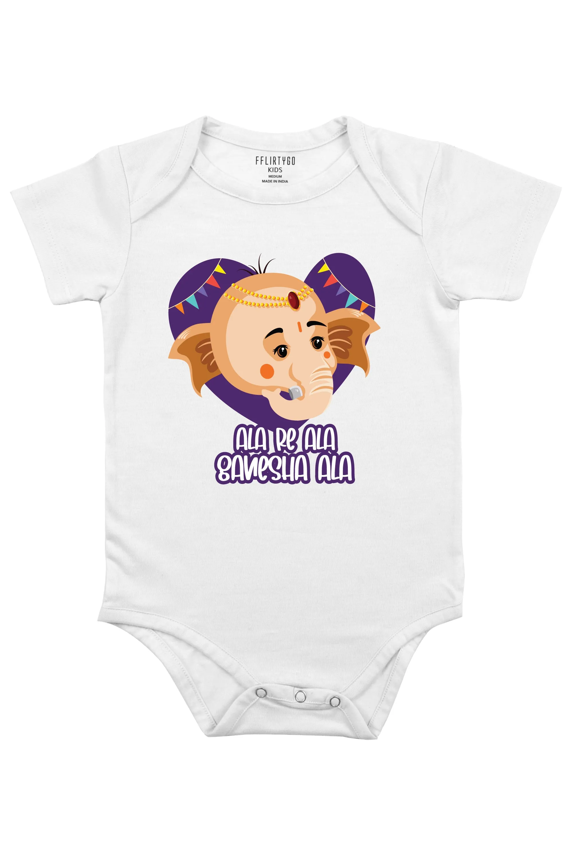 Ala Re Ala Ganesha Ala Baby Romper | Onesies