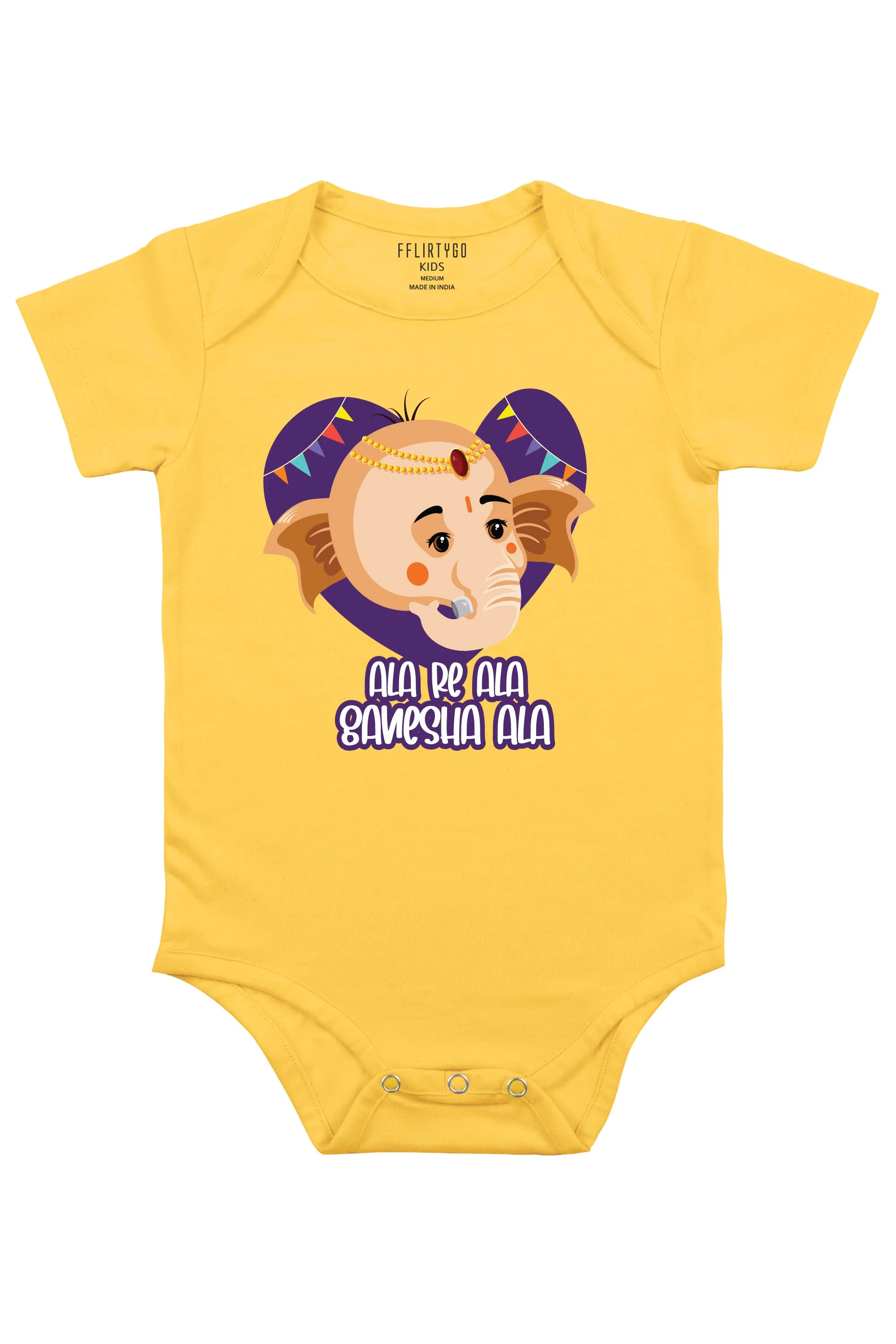 Ala Re Ala Ganesha Ala Baby Romper | Onesies