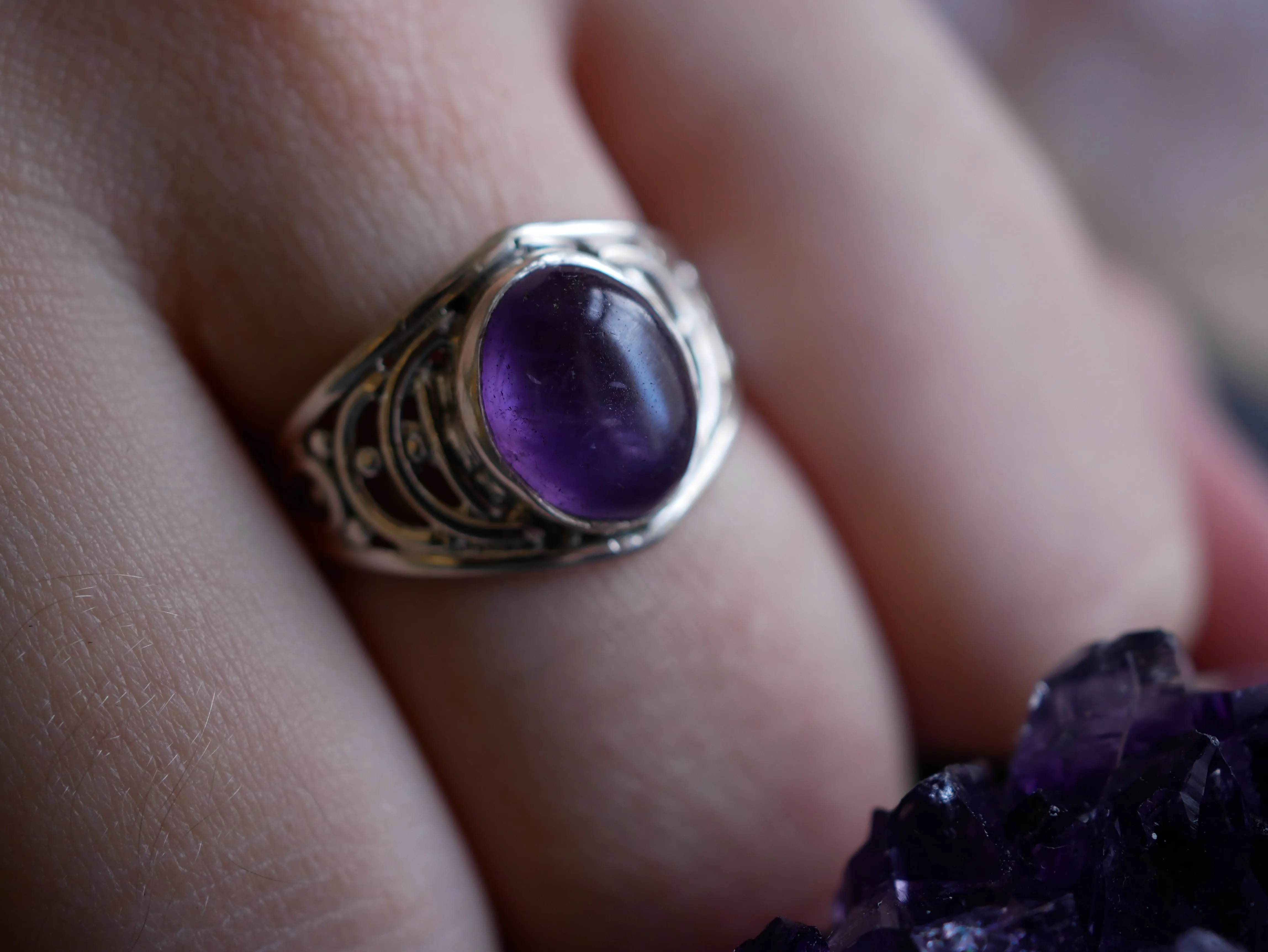 Amethyst Ilkay Ring (US 7.5 & 9)