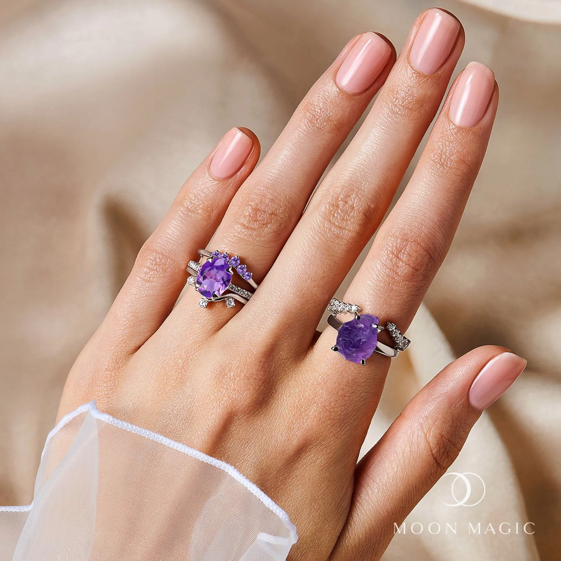 Amethyst Ring - Harlow