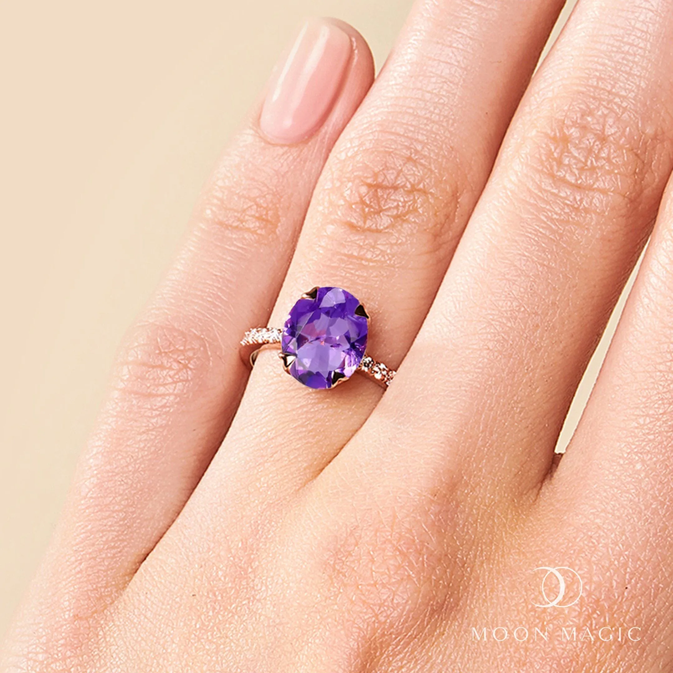 Amethyst Ring - Harlow