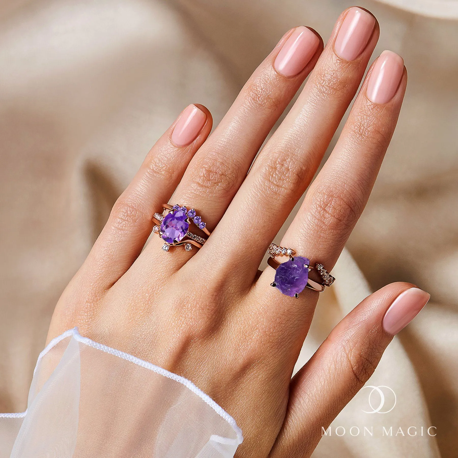 Amethyst Ring - Harlow