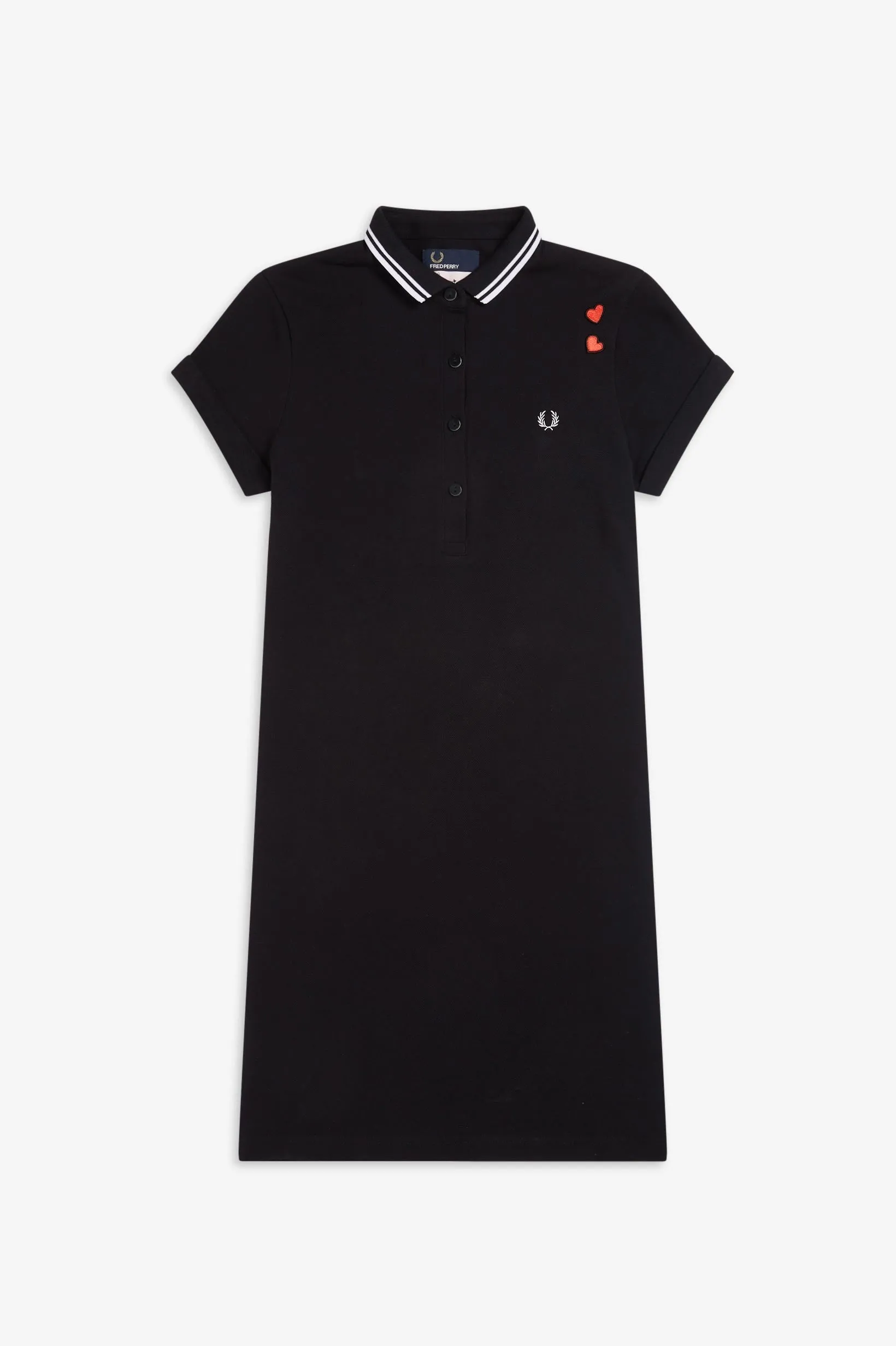 Amy Winehouse Black Twin Tipped Fred Perry Dress