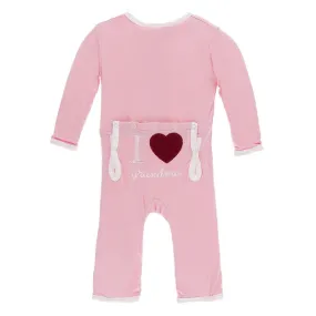 Applique Coverall in Lotus I Love Grandma