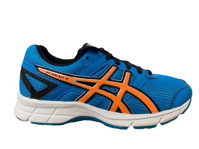 Asics Gel Galaxy 8 C520N 4230 blue orange boys' running shoe