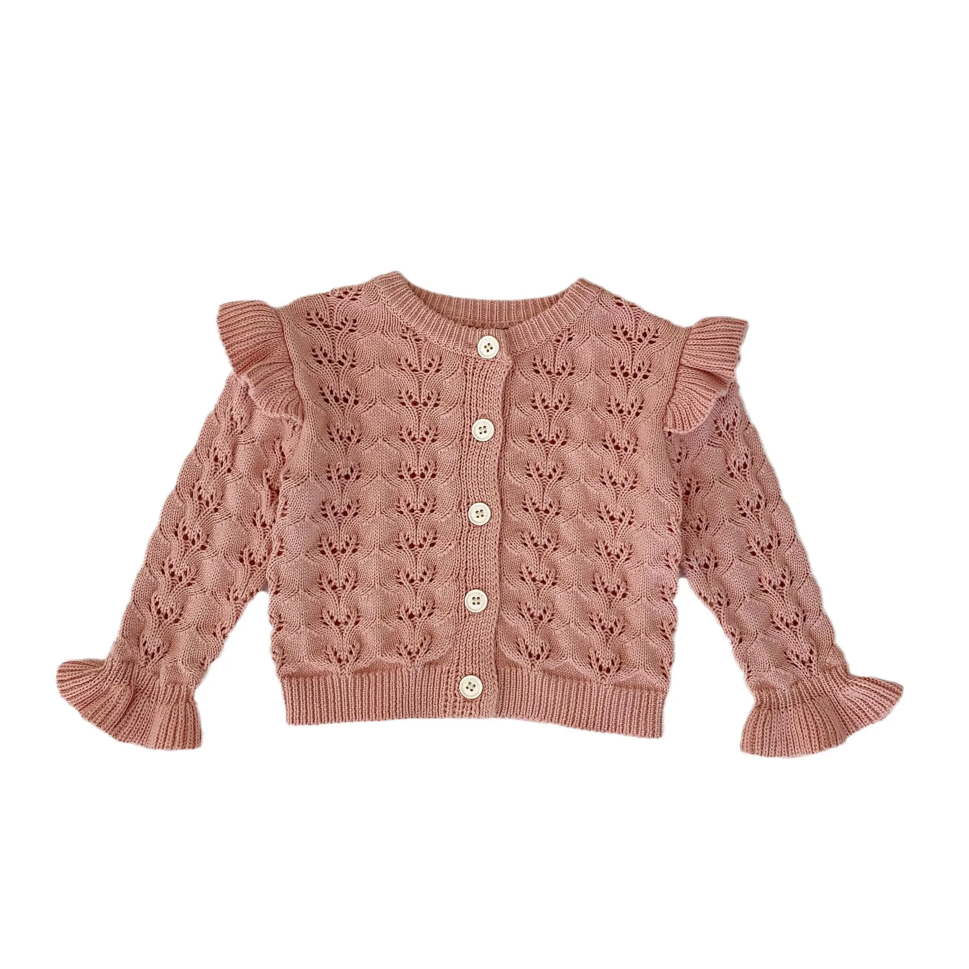 Baby Kid Girls Solid Color Cardigan Wholesale 230828237