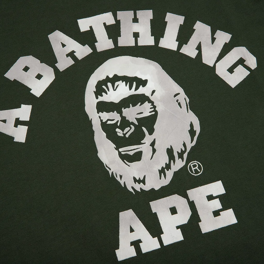 Bape College Graphic Tee - Green