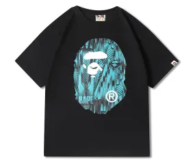 BAPE Speed Racer Big Ape Head Tee Black Blue