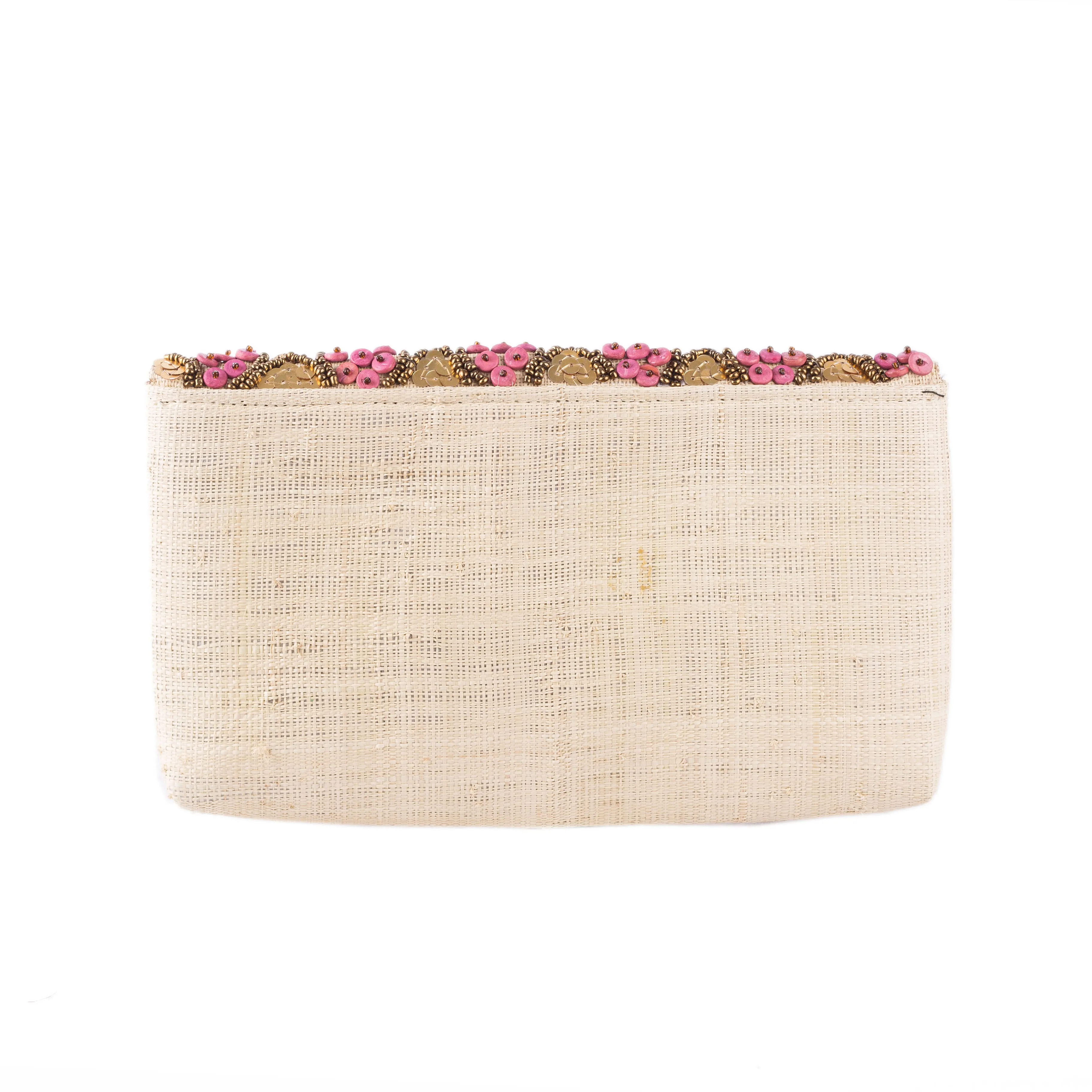 BARACOA Raffia Date Night Clutch