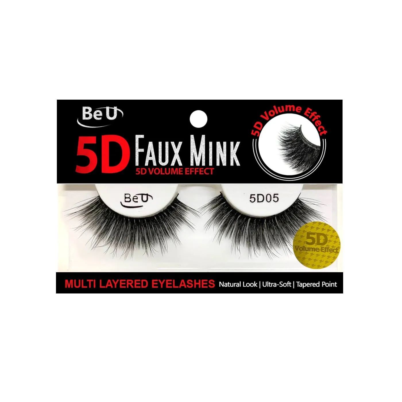 BE U | 5D Faux Mink Eyelashes 5D05