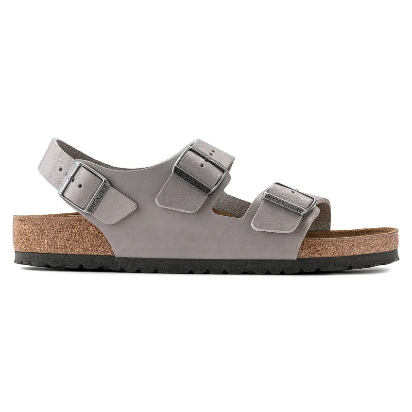 Birkenstock Men's Milano Natural Leather (Stone Coin - Regular Fit)