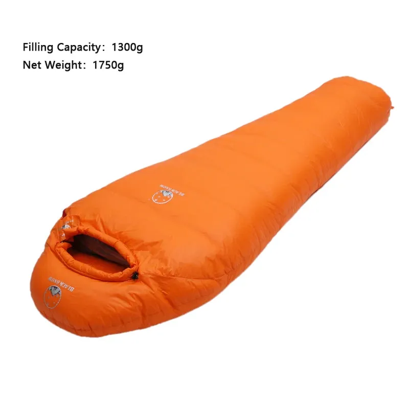 Black Snow Mummy Style Sleep Bag for Outdoor Camping 32-50 Degree Fahrenheit