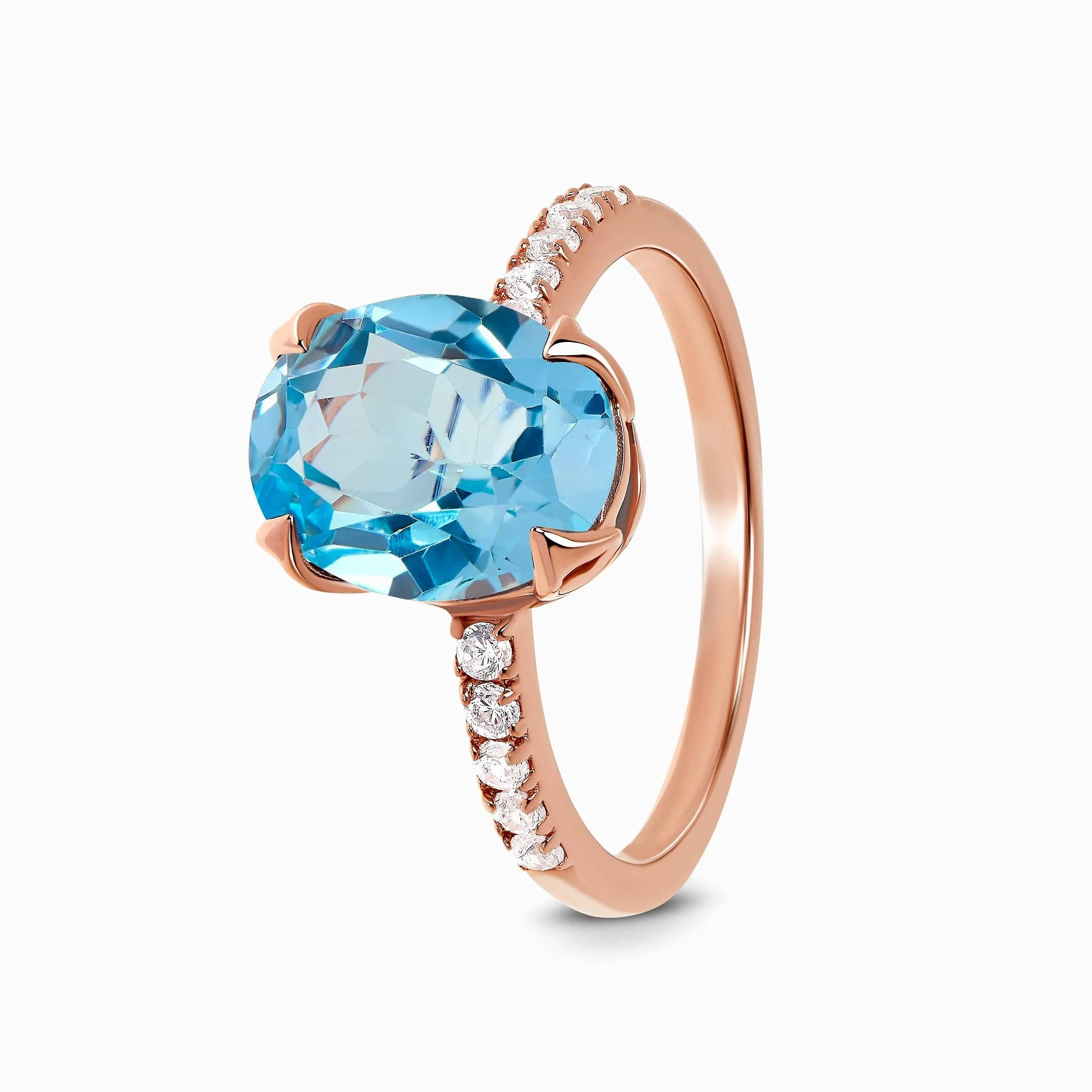 Blue Topaz Ring - Harlow