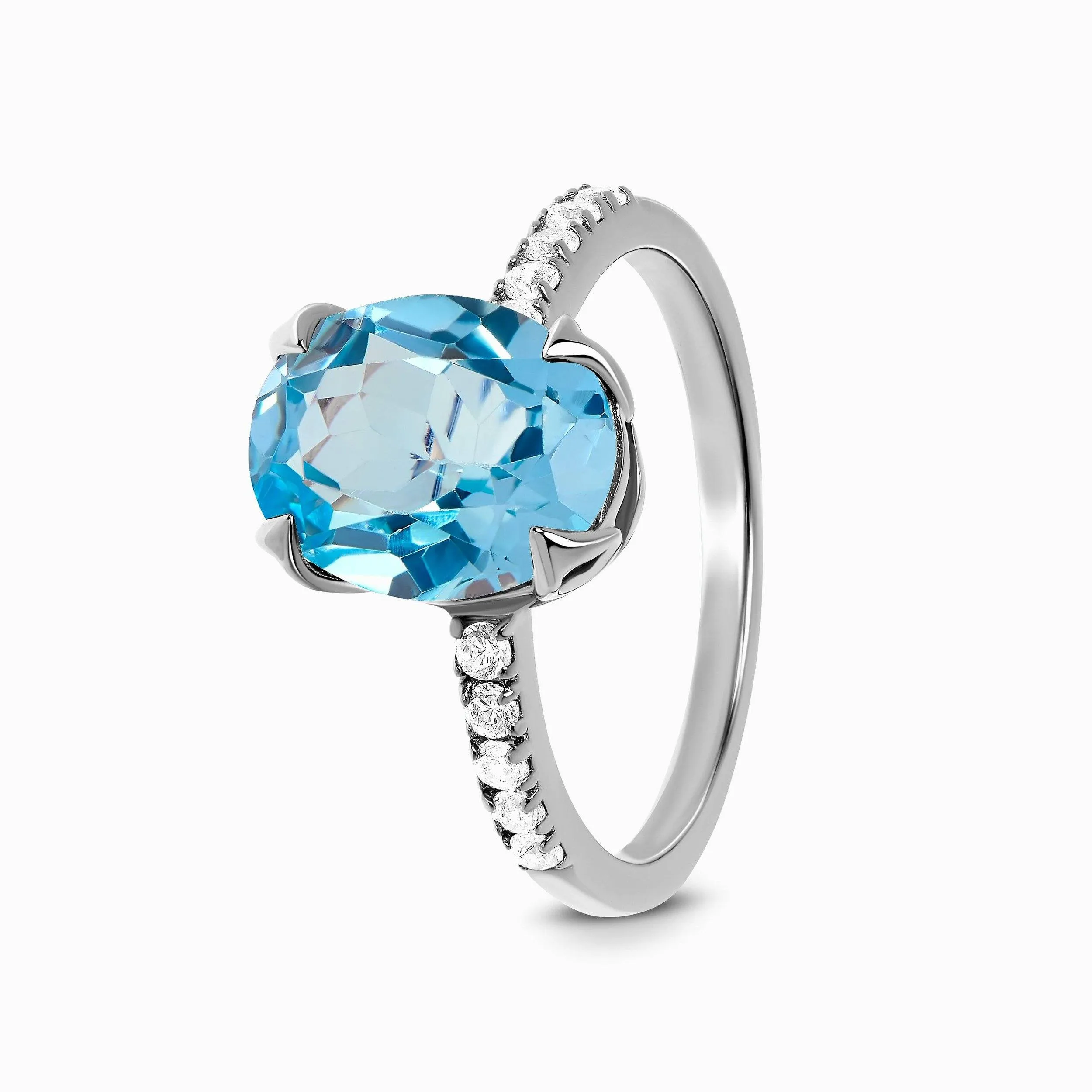 Blue Topaz Ring - Harlow