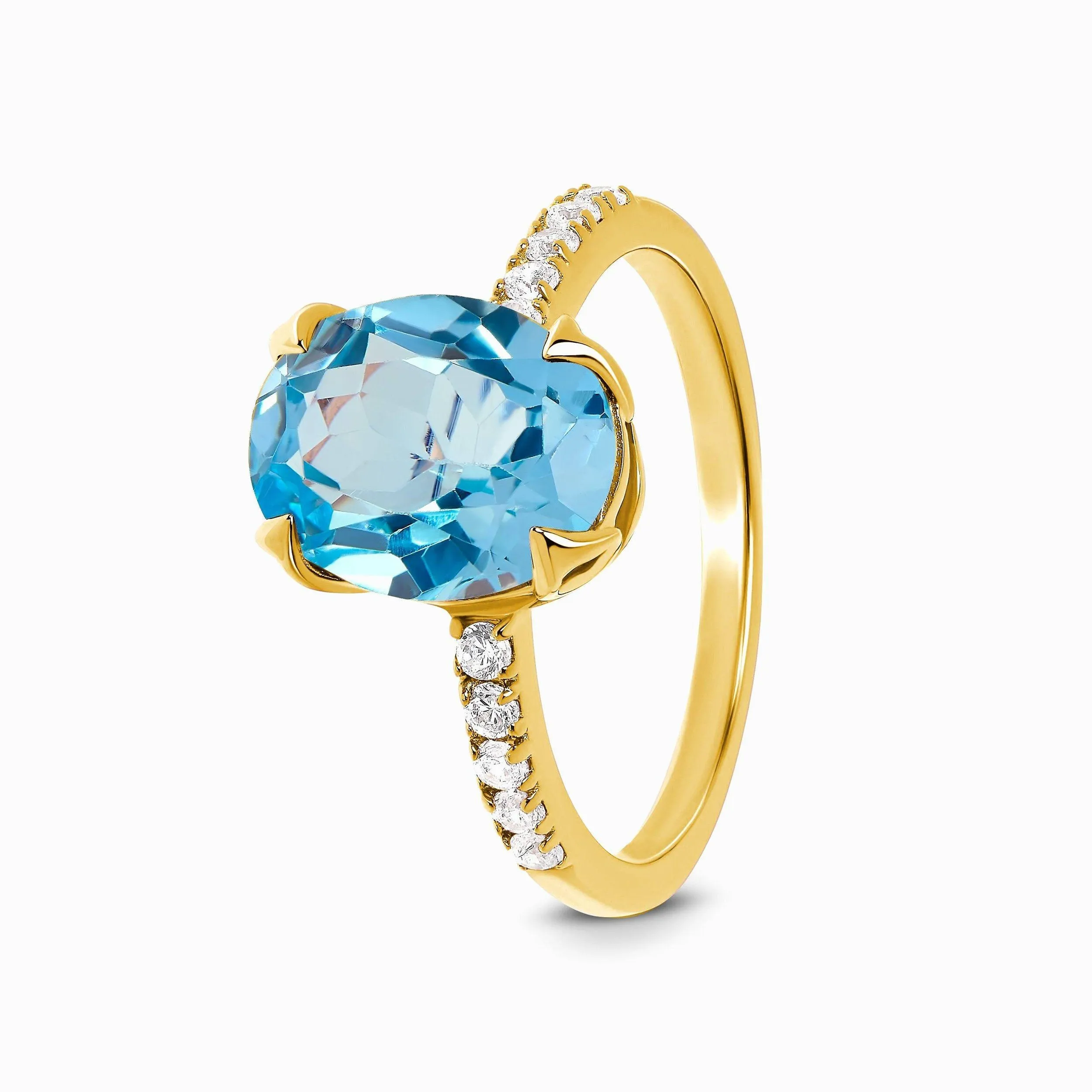 Blue Topaz Ring - Harlow