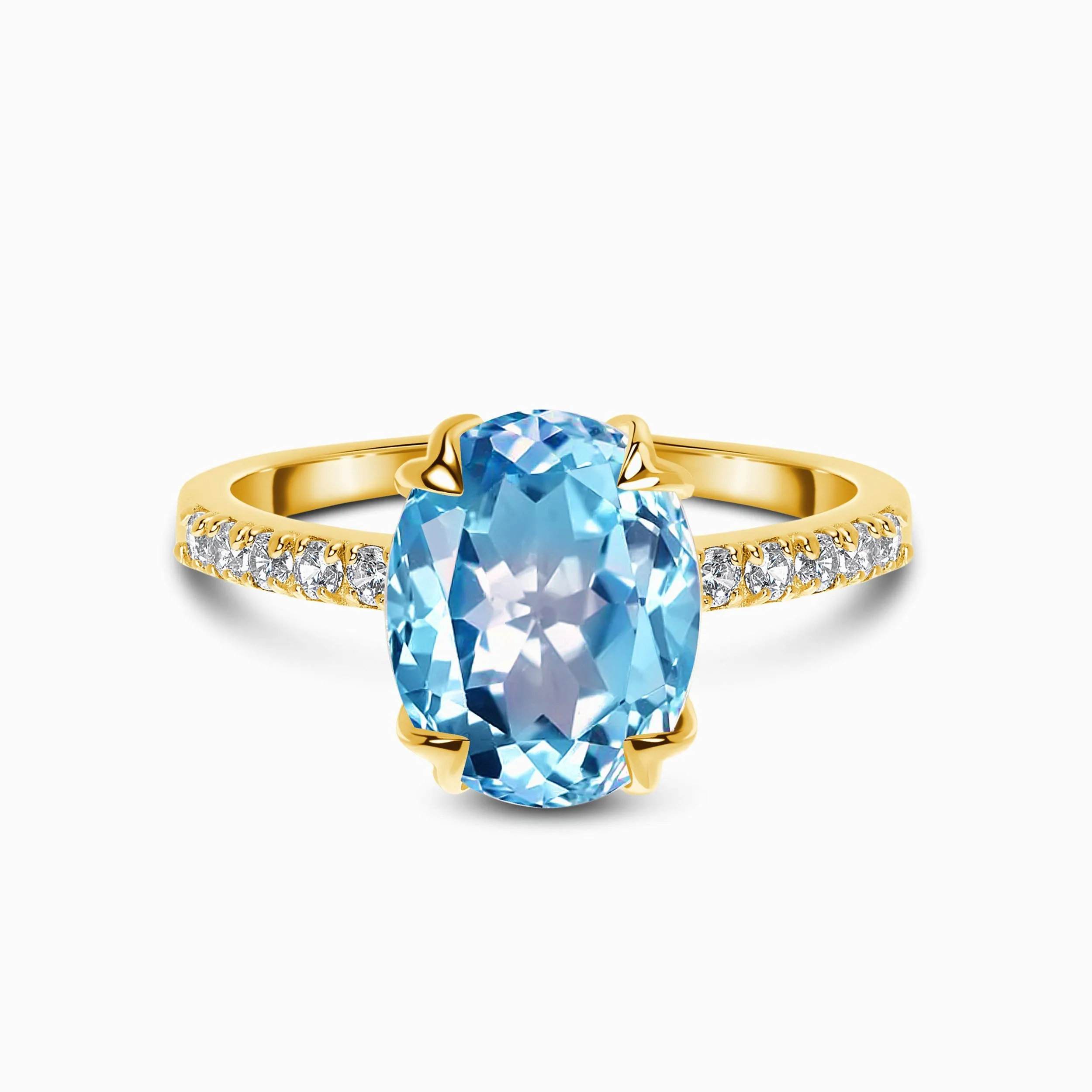 Blue Topaz Ring - Harlow