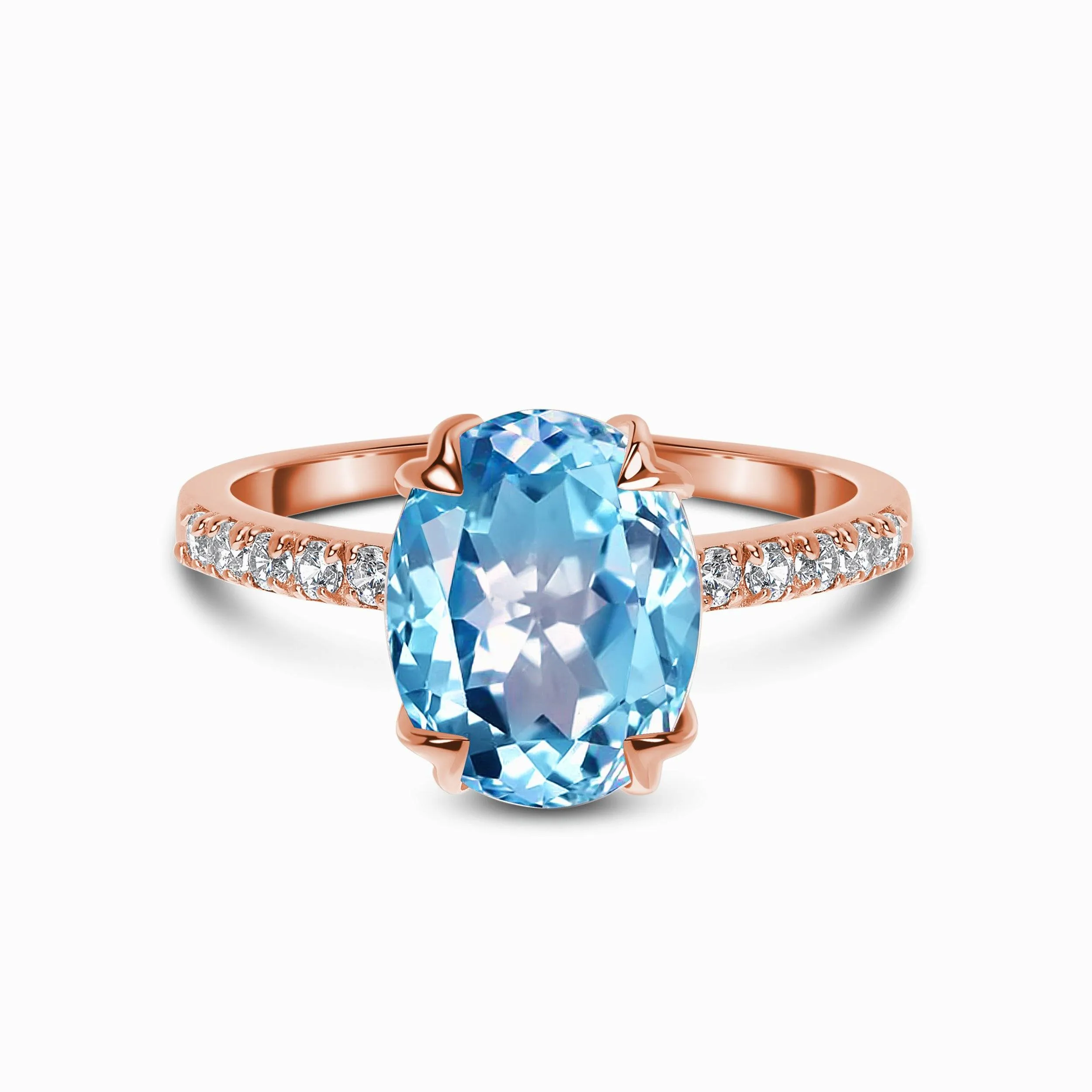 Blue Topaz Ring - Harlow