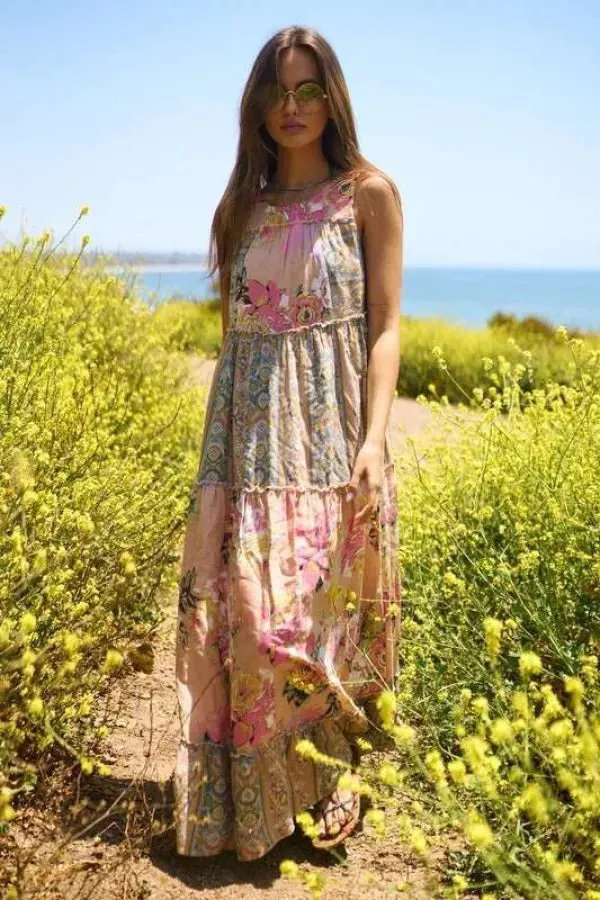 Boho Mix Maxi Dress