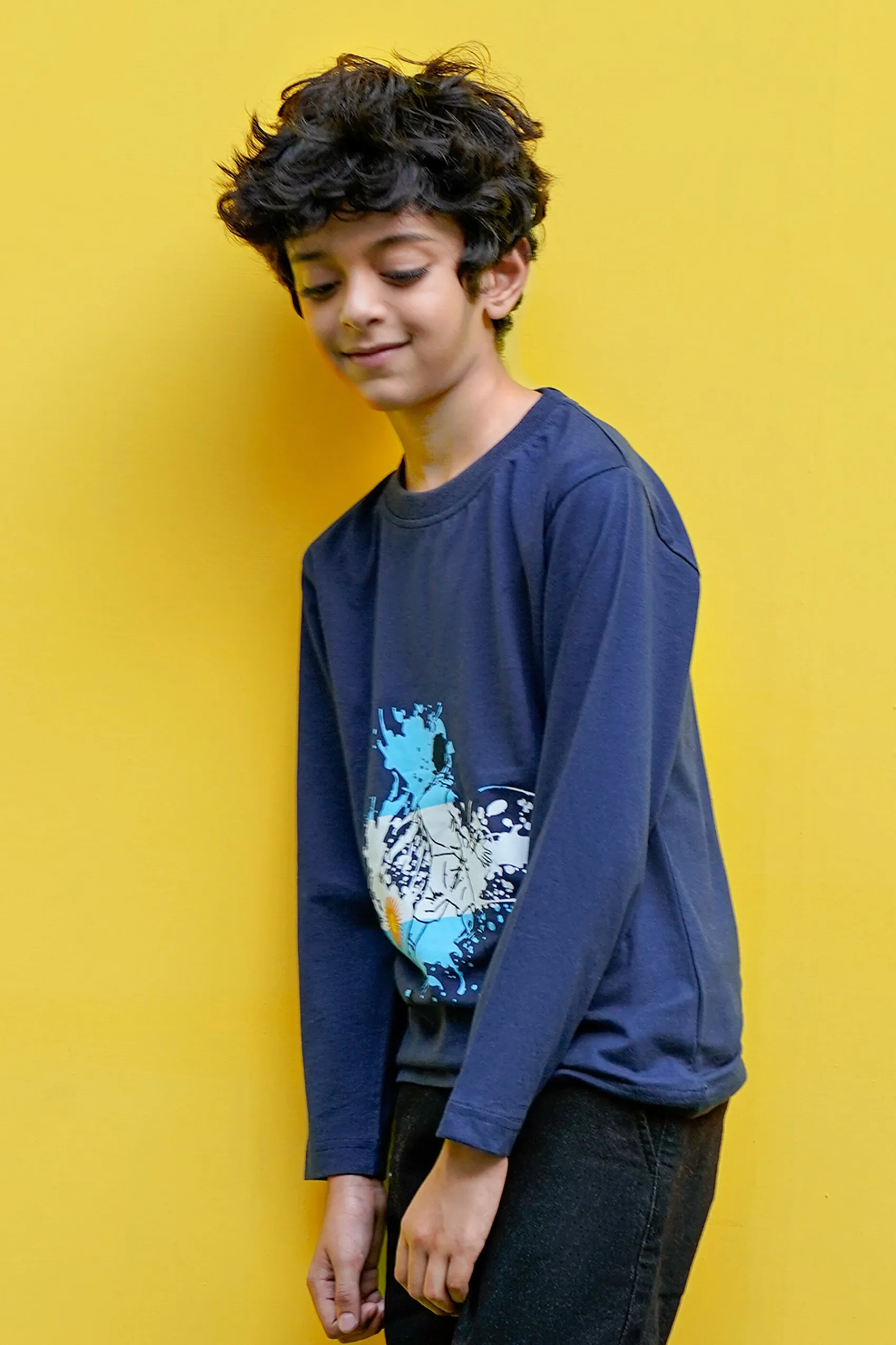 Boys Round Neck Tee SKD-076-23