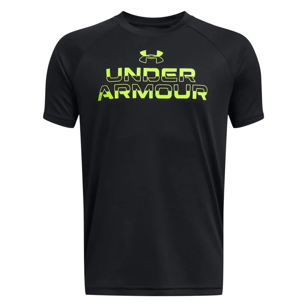 Boys' Under Armour Youth Tech Split Workmark T-Shirt