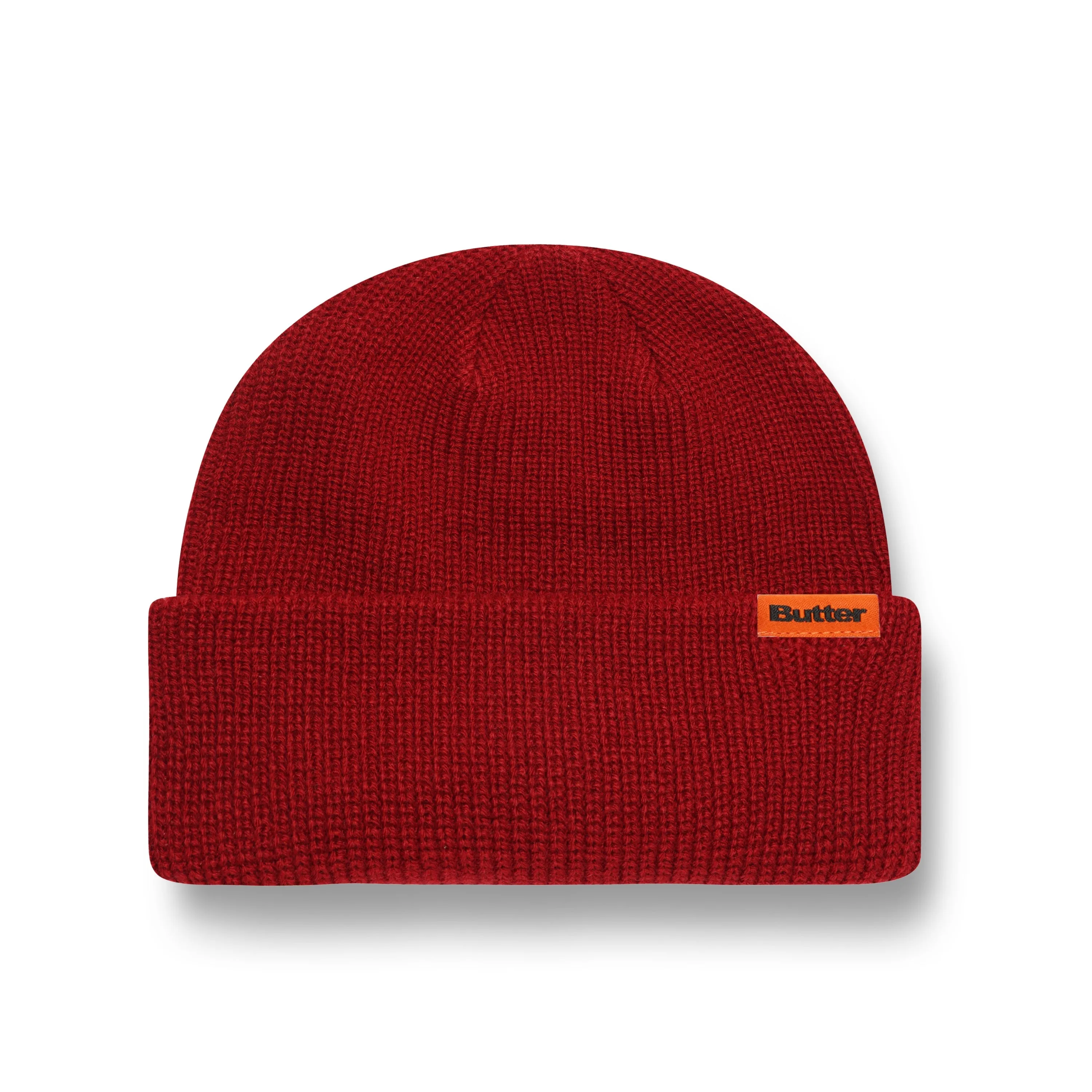 Butter Goods Tall Wharfie Beanie Burgundy