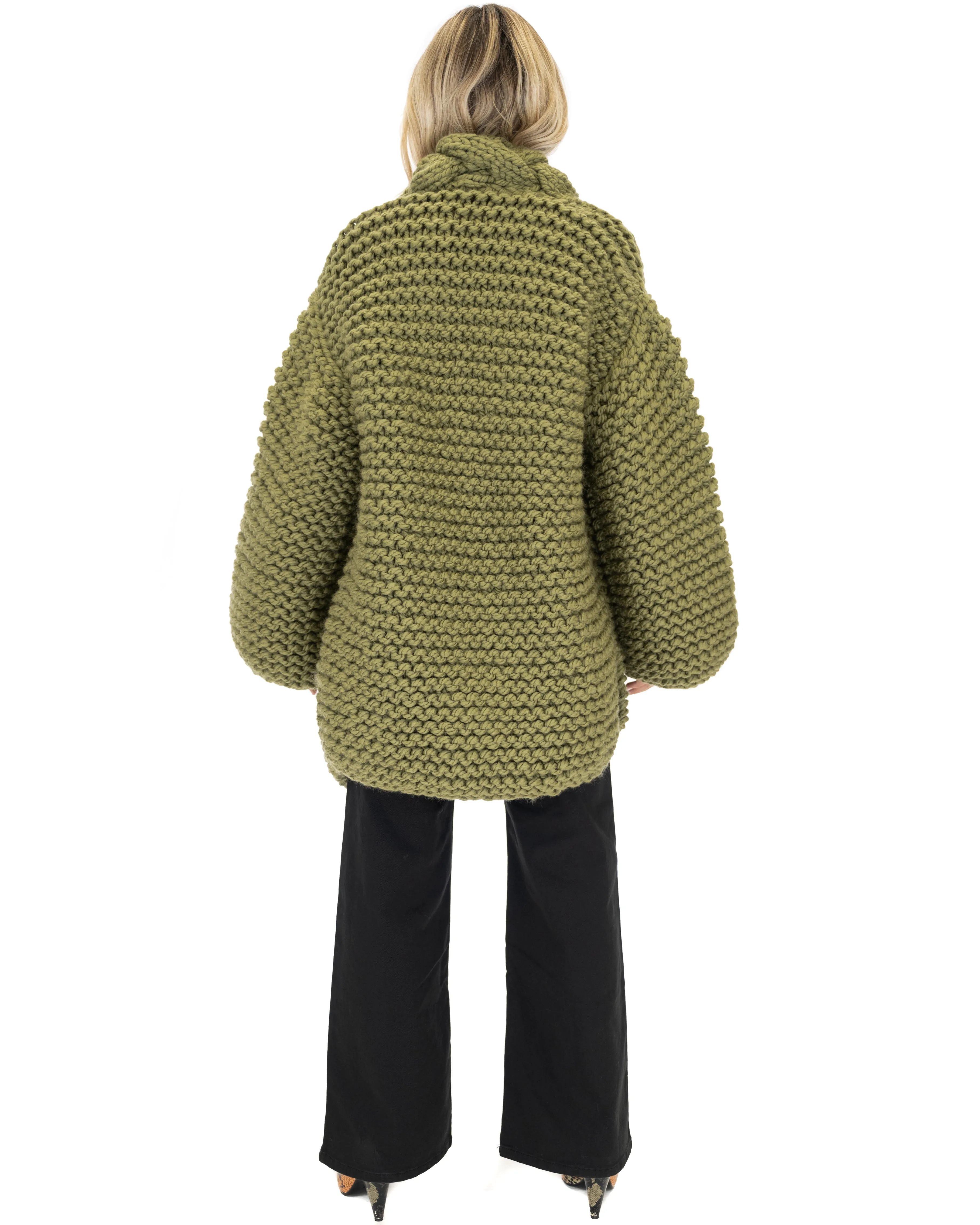 Cable Knit Coat