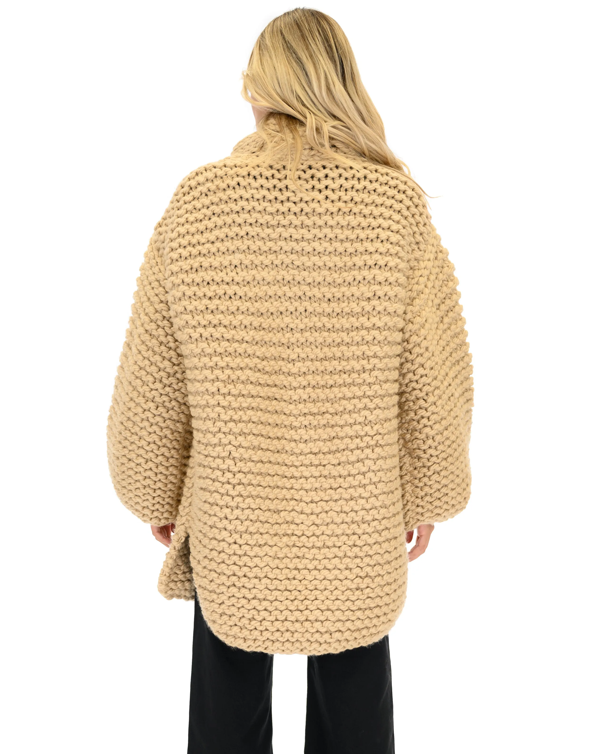 Cable Knit Coat