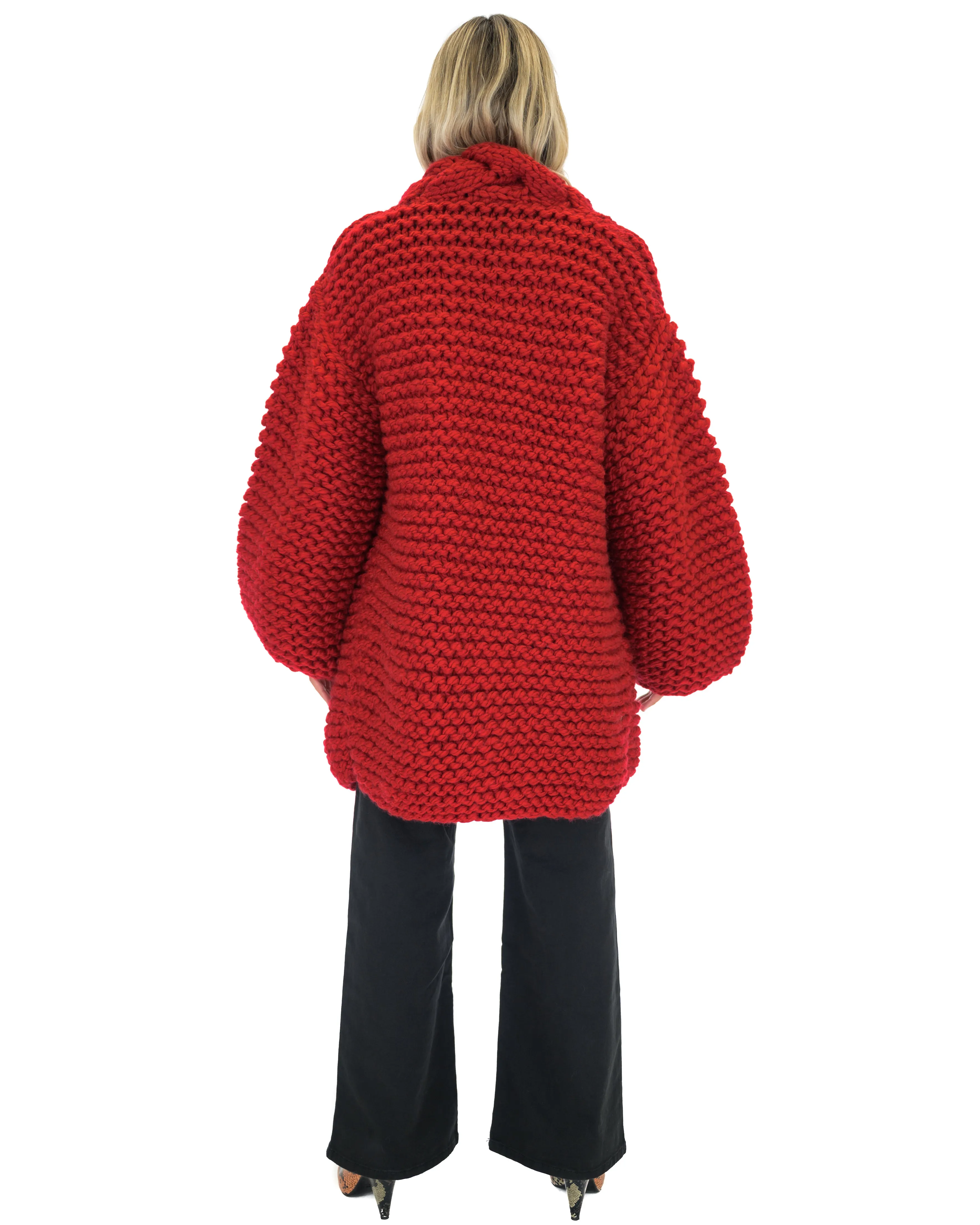 Cable Knit Coat