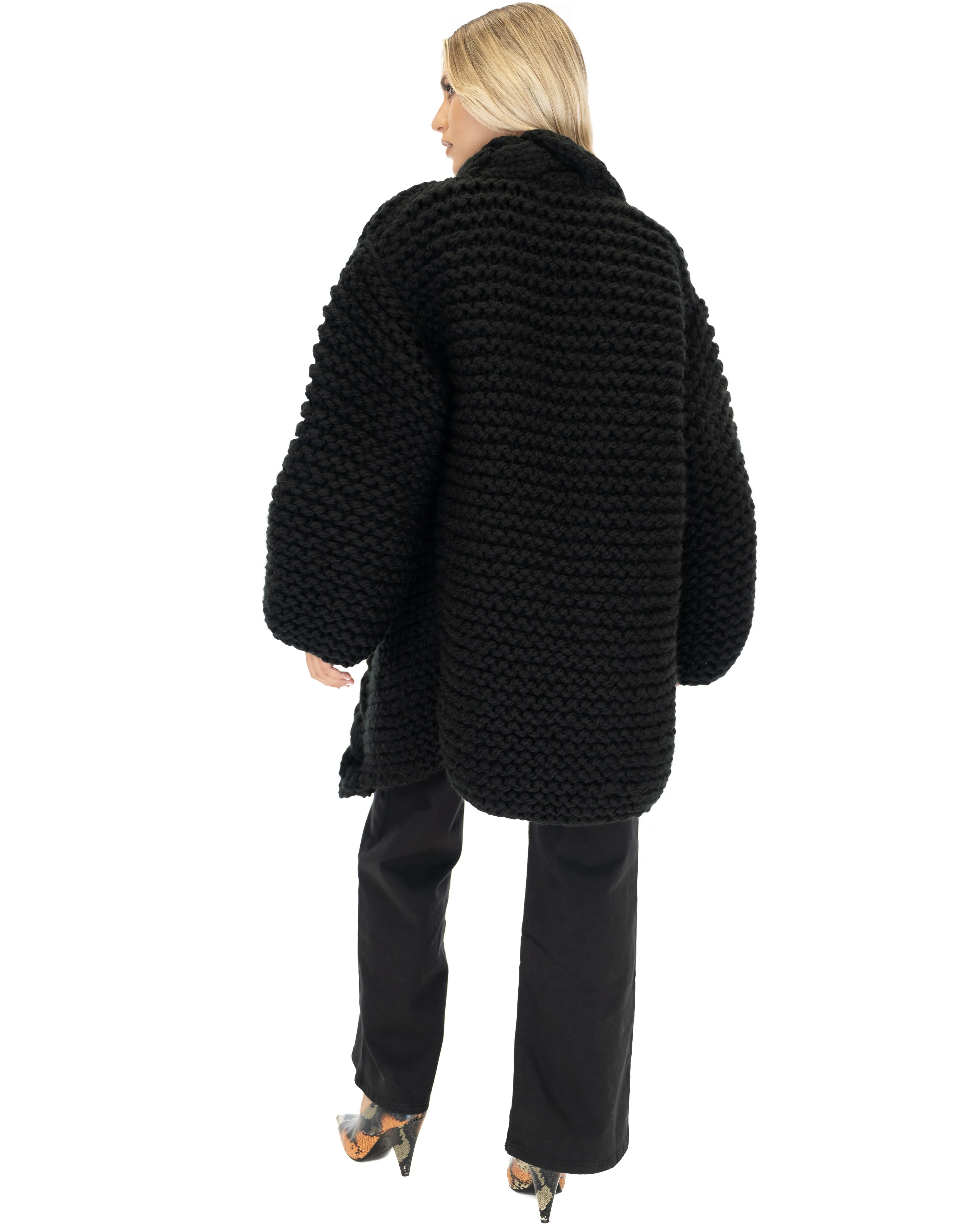 Cable Knit Coat