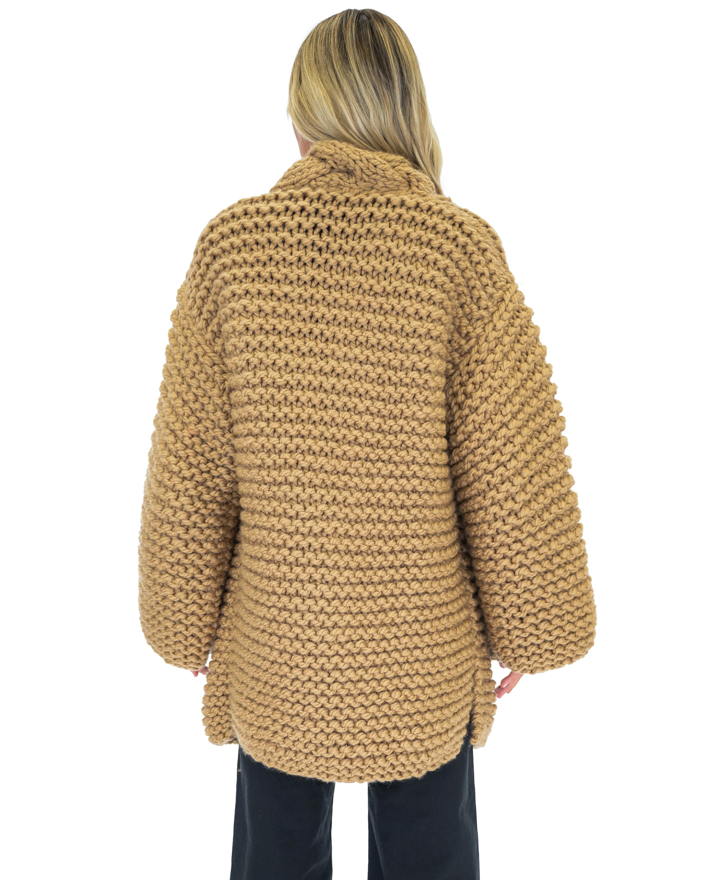 Cable Knit Coat