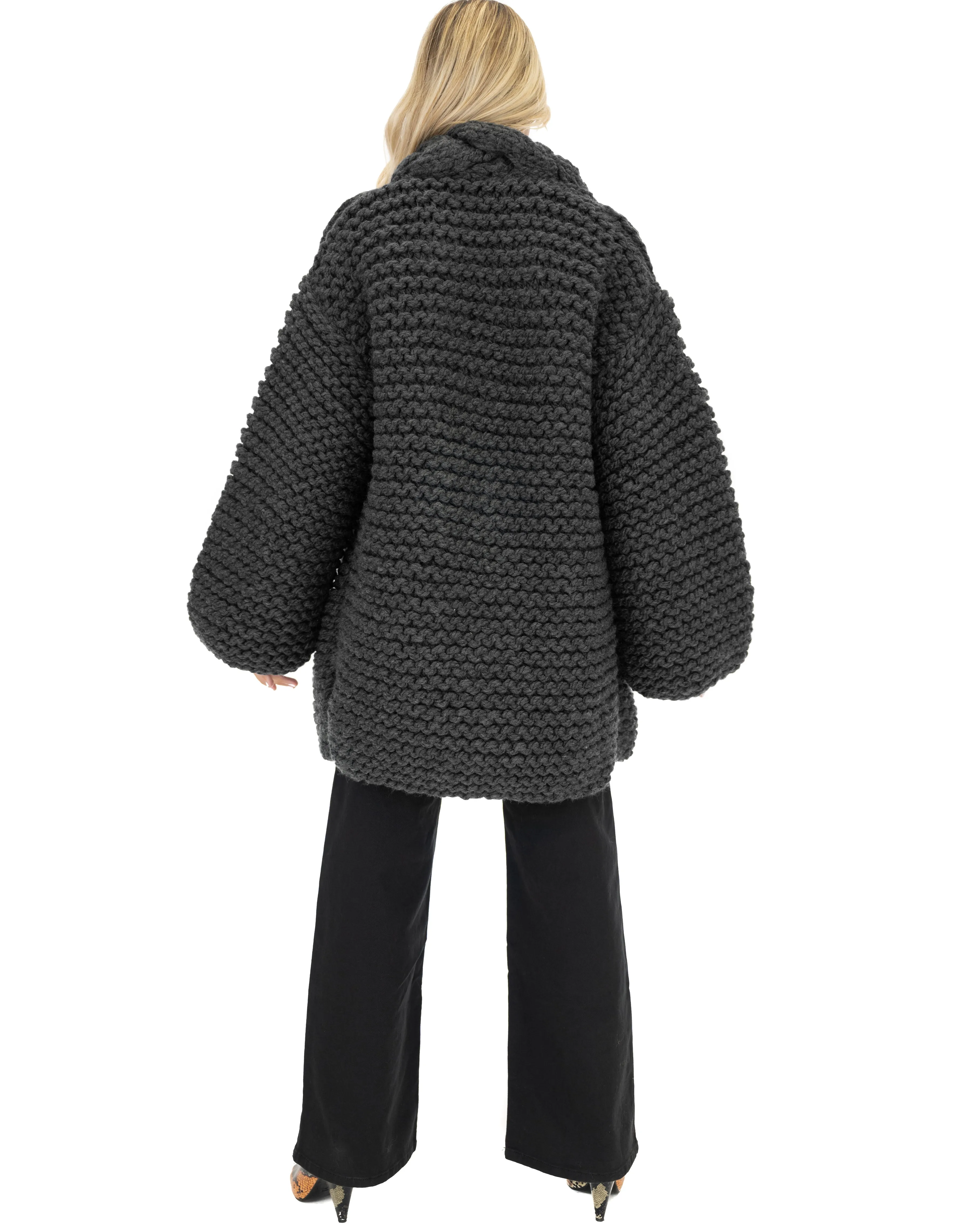 Cable Knit Coat