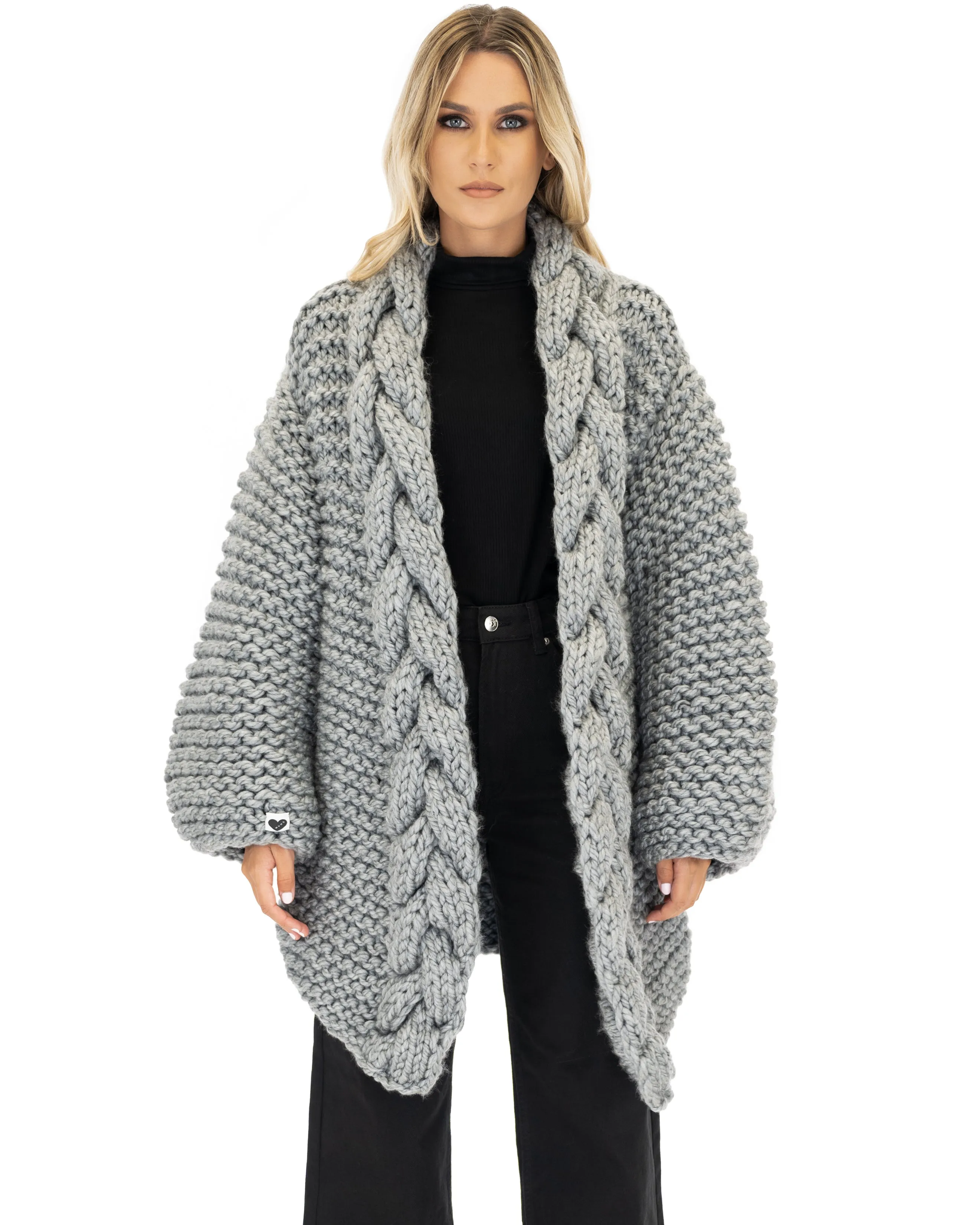 Cable Knit Coat