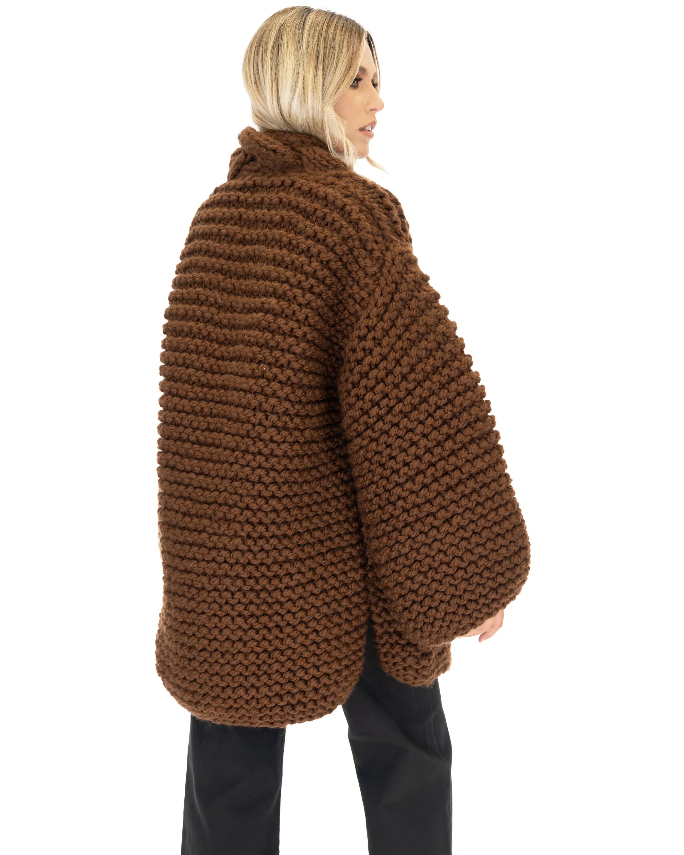 Cable Knit Coat