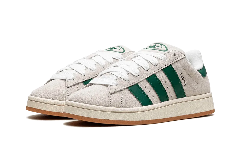 Campus 00s Crystal White Dark Green