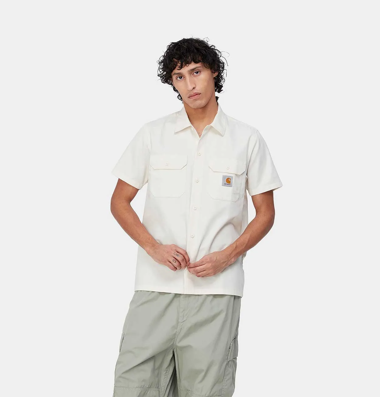 Carhartt WIP S/S Master Shirt in Wax