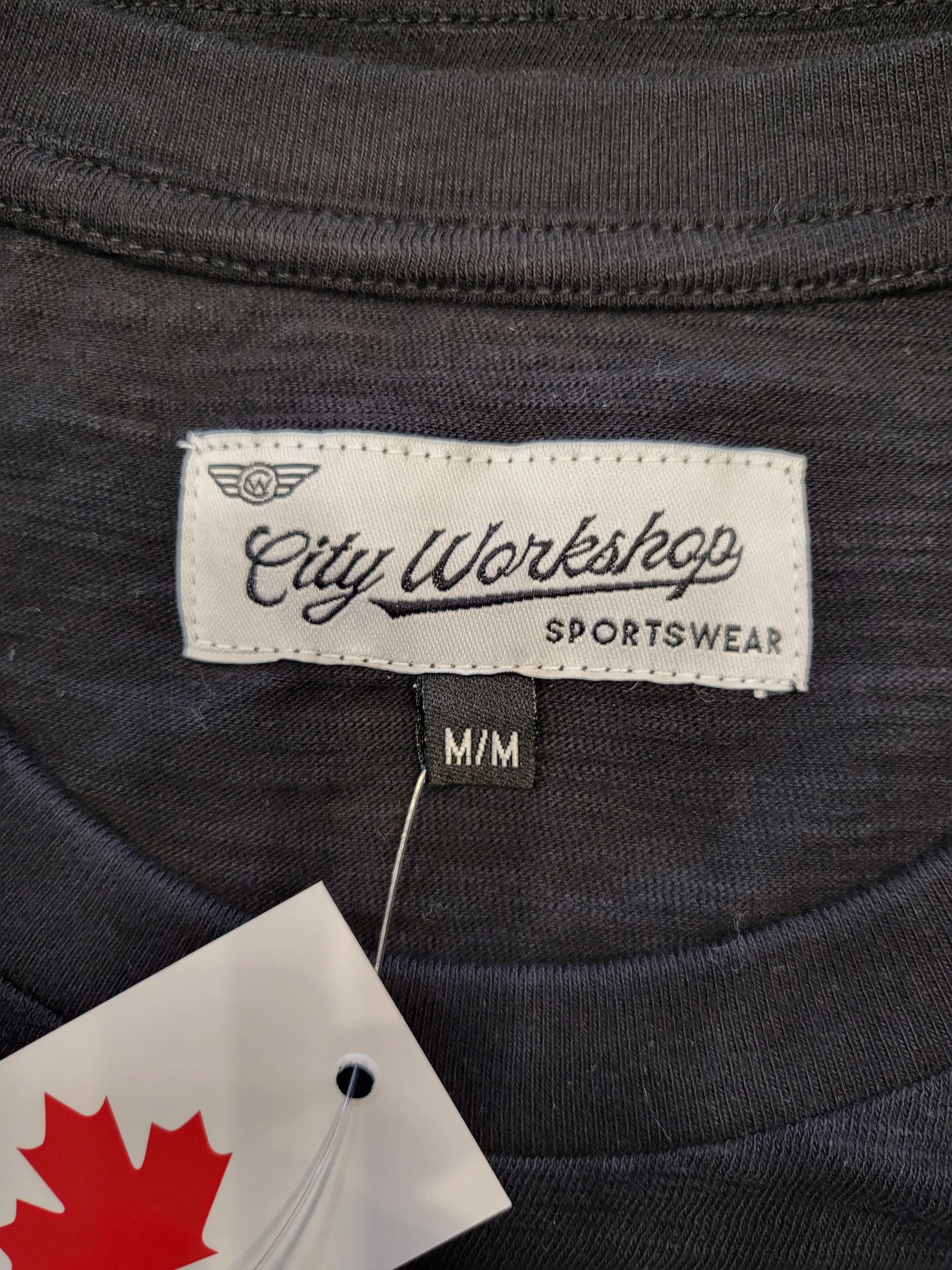 City Workshop RAW DNM Slub Tee in Black