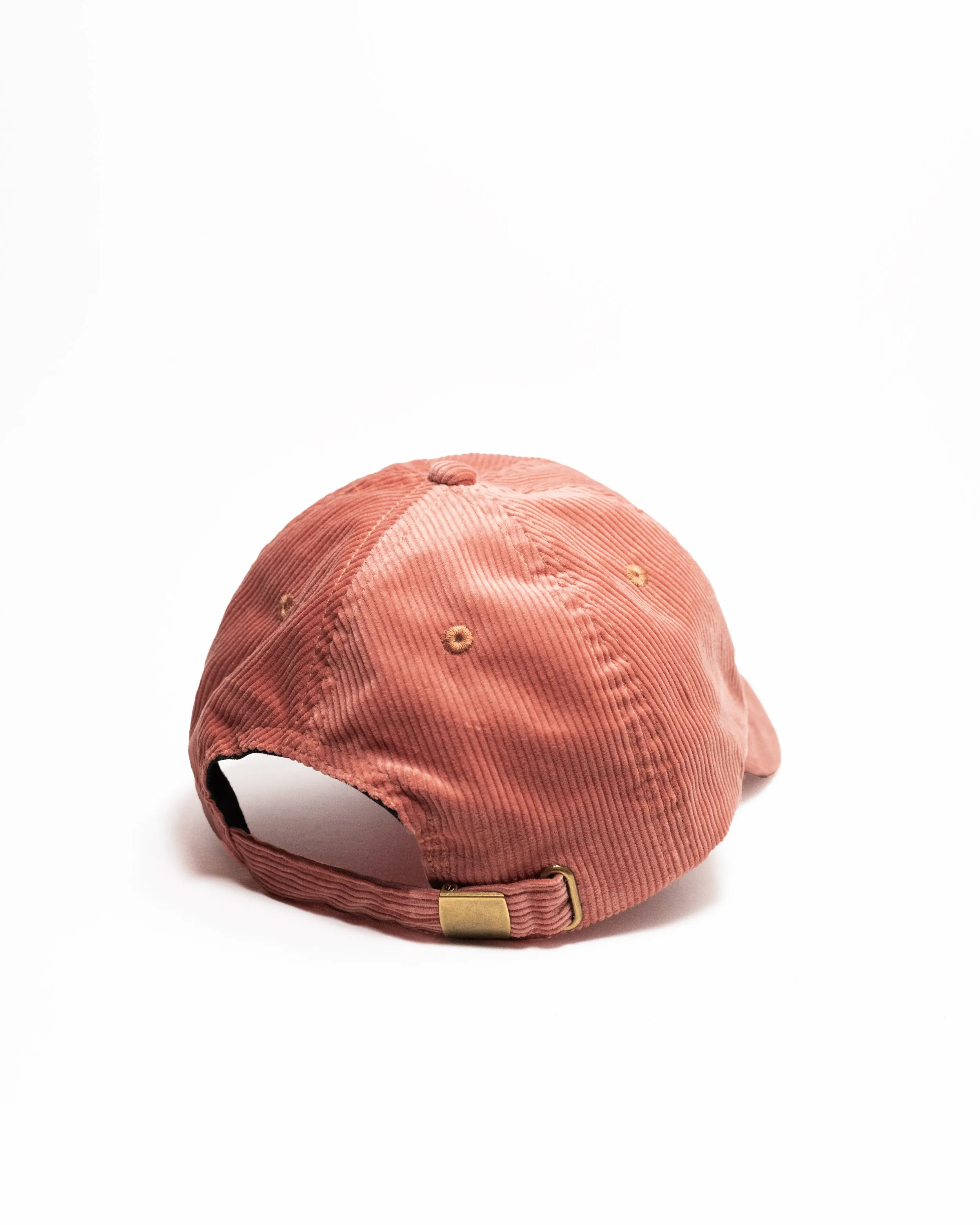 Closed Caption Corduroy Cap in Rose