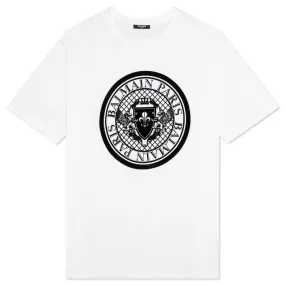 Coin Flock T-Shirt - White/Black