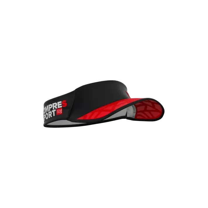 Compressport Spiderweb Ultralight Visor - Red/Black