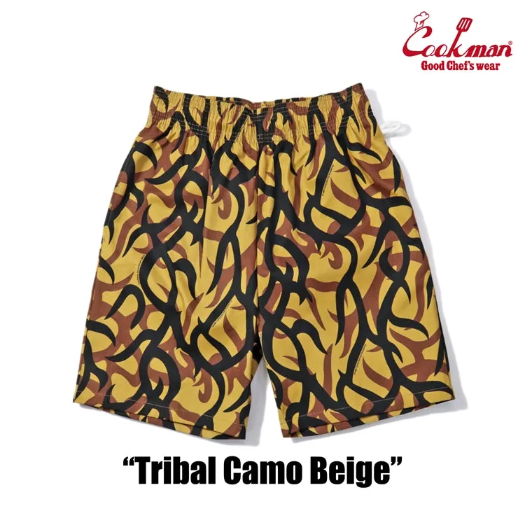 Cookman Chef Short Pants - Tribal Camo : Beige