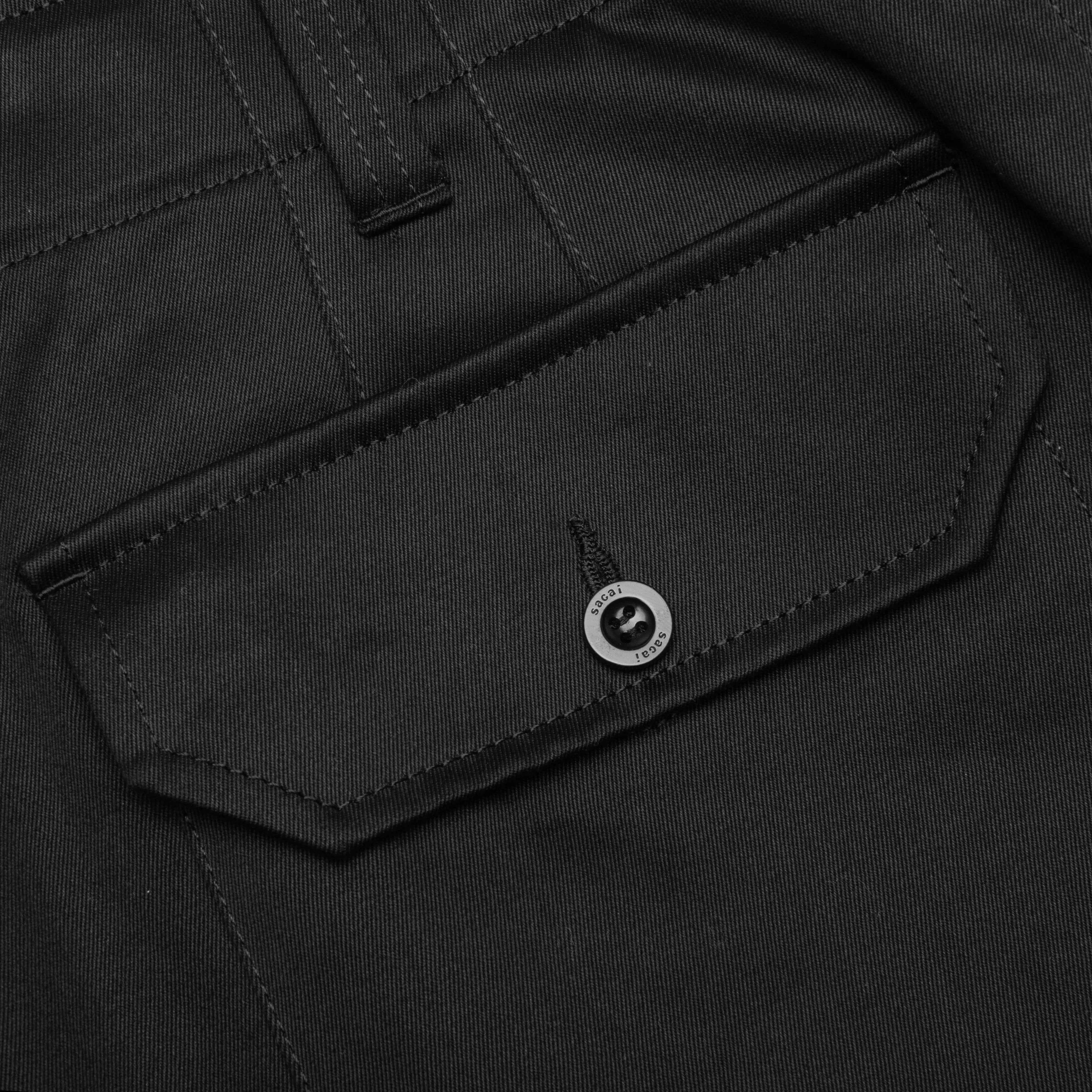 Cotton Chino Pants - Black